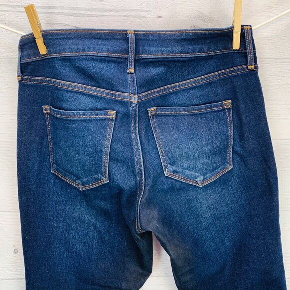 Old Navy Womens Jeans Skinny Fit Power Stretch Denim Dark Wash Size 4 Petites - Picture 9 of 12